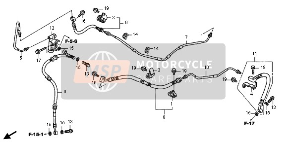 90505MCT000, Clamp, Pipe, Honda, 0